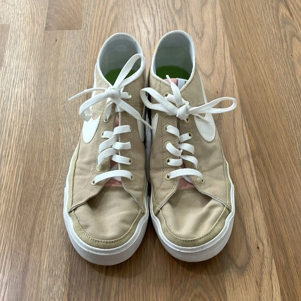 Nike Men’s Court Legacy Canvas Next Nature Wheat Grass Sail Sneakers Shoes